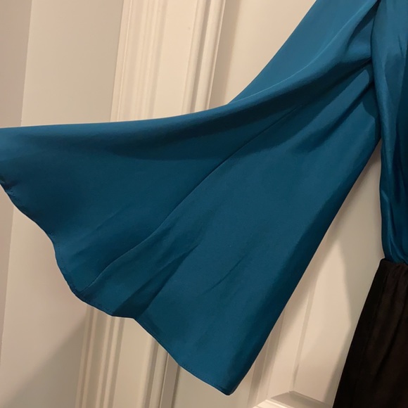 Blaque label teal and black dress - Picture 2 of 5